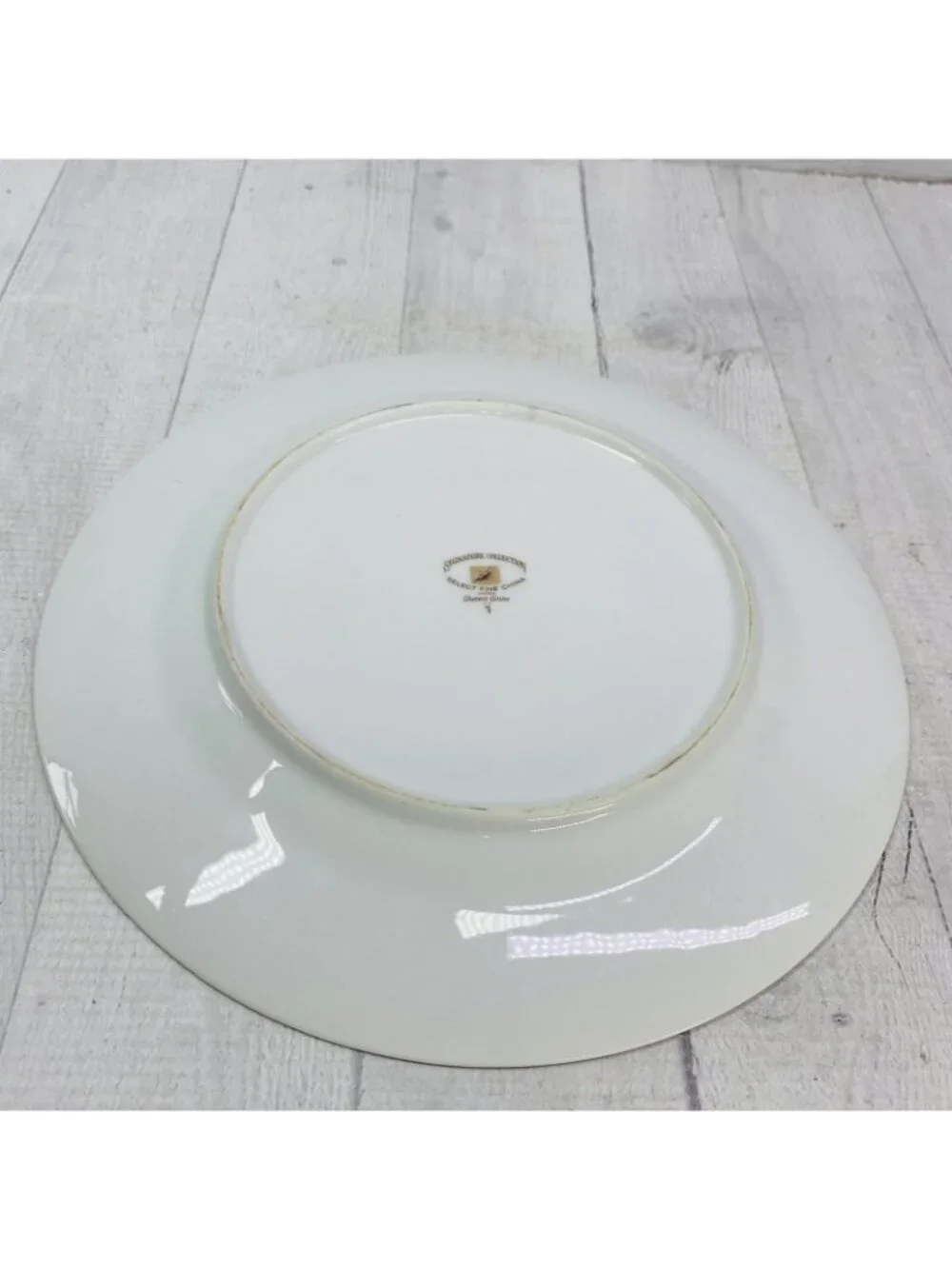 MCM Signature Collection QUEEN ANNE Scrolls Leaves China Dinner Plates Set of 4